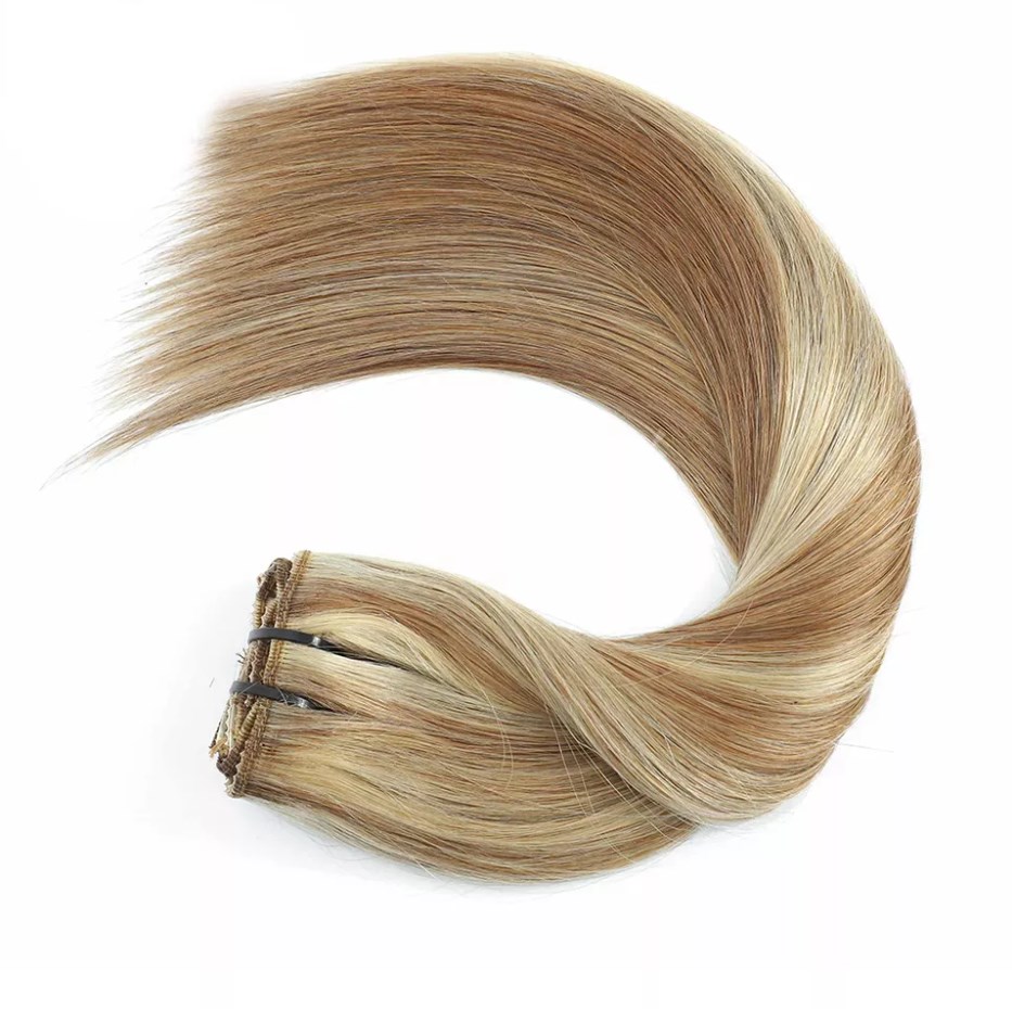 Clip In Hair Extension Raw Remy Virgin Cuticle Aligned Seamless Clip In Hair Extension 100% Human Hair